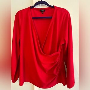 Talbots Wrap Blouse